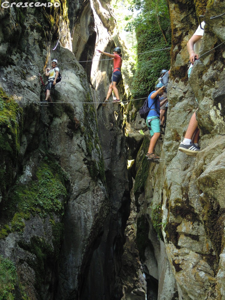 Simi Week1 Via ferrata - parcours d'initiation comme sur les plus sportifs des Hautes Alpes