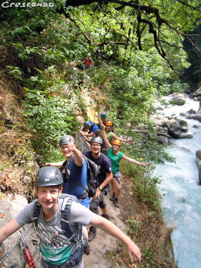 Via ferrata SIMI - stages et sorties sportives dans le Briançonnais