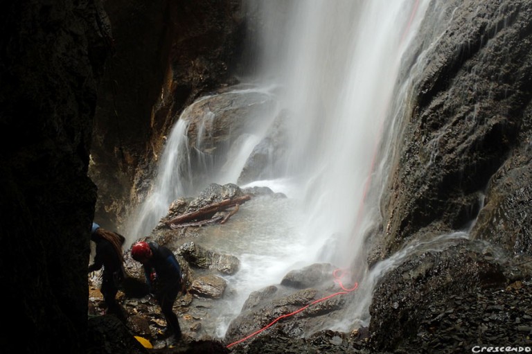 formation canyon, queyras canyoning, canyon formation