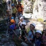 Begin via ferrata, easy climb via ferrata, family via ferrata