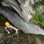 sporty via ferrata, alps outdoor, hard via ferrata vallouise