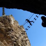 via ferrata for sporty people, sport outdoor south alps