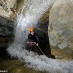 canyoning trip, challenging canyon, white water