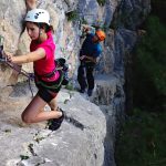 family rock climbing, multi-pitch climbing course