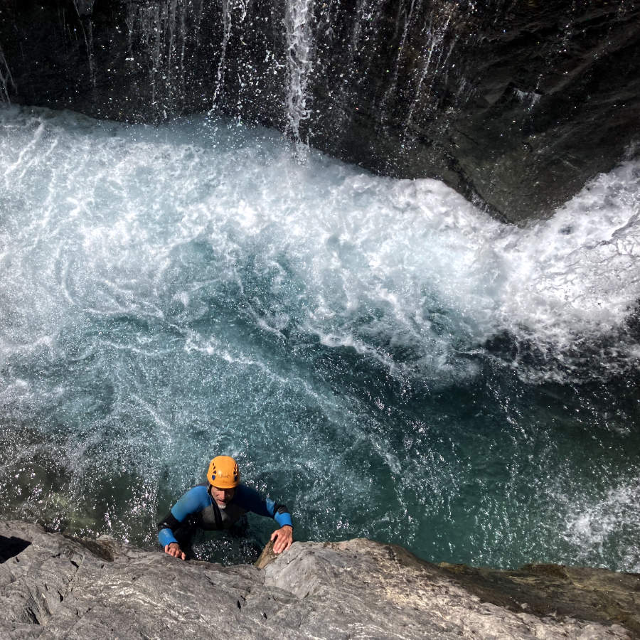 sauts canyon, sortie canyoning ecrins