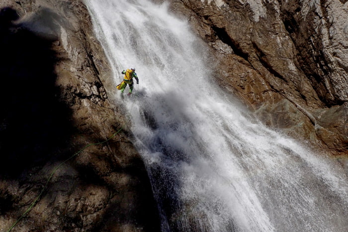 Canyon de Chichin : grande course canyoning