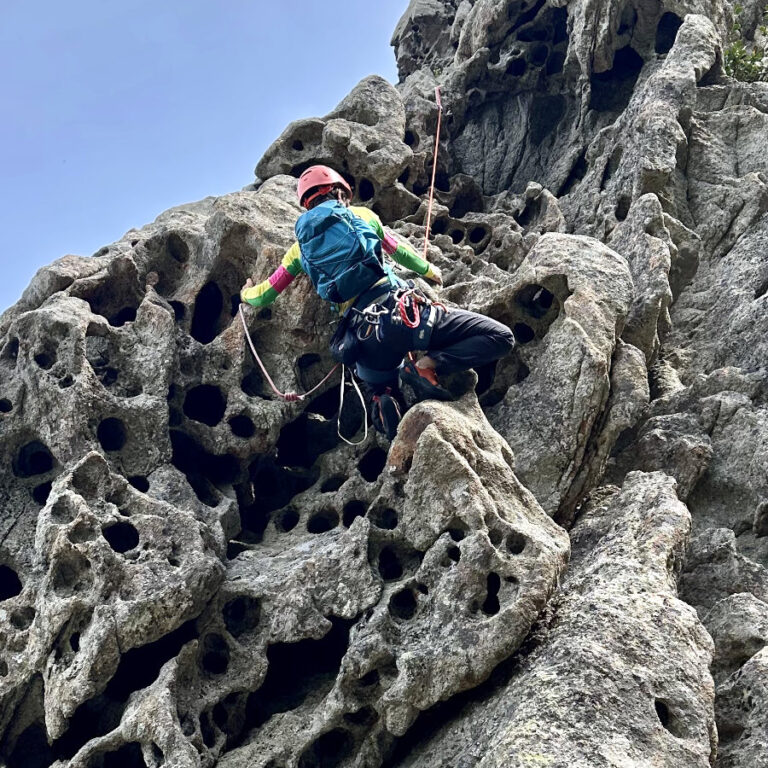 stage escalade en Corse, granite Corse, taffoni